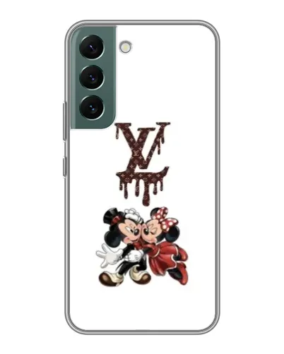 Чехол для Samsung Galaxy S22 Plus с картинкой «LV и Микки Маус»