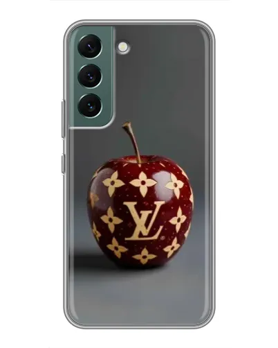 Чехол для Samsung Galaxy S22 Plus с картинкой «Красное яблоко LV»
