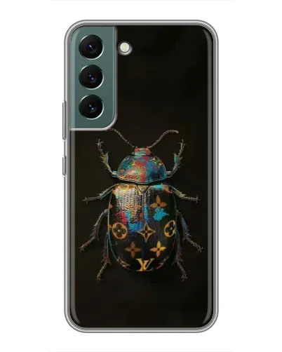 Чехол для Samsung Galaxy S22 Plus с картинкой «LV — мраморный принт»