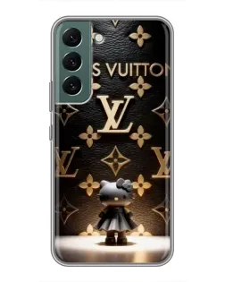 Чехол для Samsung Galaxy S22 Plus с картинкой «Монограмма с фигурой»