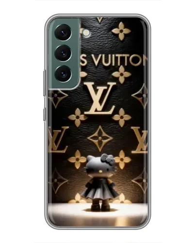 Чехол для Samsung Galaxy S22 Plus с картинкой «Монограмма с фигурой»