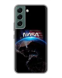 Чехол для Samsung Galaxy S22 Plus с картинкой «Земля из космоса NASA»