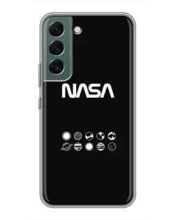 Чехол для Samsung Galaxy S22 Plus с картинкой «NASA — технический принт»
