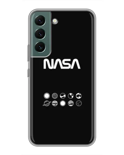 Чехол для Samsung Galaxy S22 Plus с картинкой «NASA — технический принт»