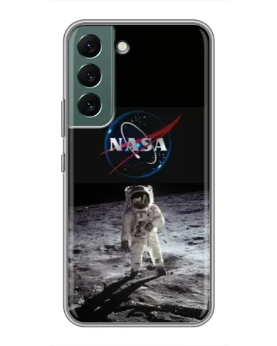 Чехол для Samsung Galaxy S22 Plus с картинкой «Астронавт на Луне»