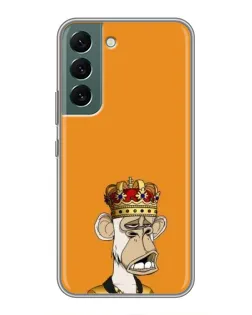 Чохол для Samsung Galaxy S22 Plus з картинкою «Золота мавпа Bored Ape»