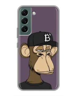 Чехол для Samsung Galaxy S22 Plus с картинкой «Bored Ape в кепке»