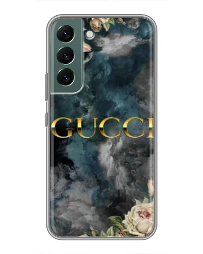 Чехол для Samsung Galaxy S22 Plus с картинкой «Абстрактные цветы Gucci» Чехол для Samsung Galaxy S22 Plus с картинкой «Абстрактные цветы Gucci»