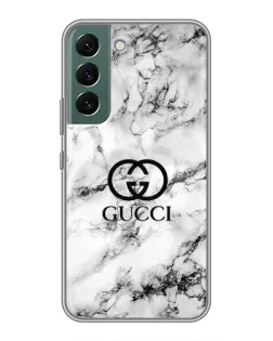 Чехол для Samsung Galaxy S22 Plus с картинкой «Gucci — мраморный шик»