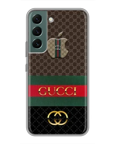 Чехол для Samsung Galaxy S22 Plus с картинкой «Gucci — брендированный десерт» Чехол для Samsung Galaxy S22 Plus с картинкой «Gucci — брендированный десерт»