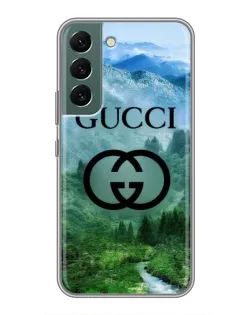 Чехол для Samsung Galaxy S22 Plus с картинкой «Gucci — горный пейзаж»