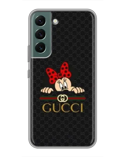 Чехол для Samsung Galaxy S22 Plus с картинкой «Минни Маус Gucci — черный» Чехол для Samsung Galaxy S22 Plus с картинкой «Минни Маус Gucci — черный»