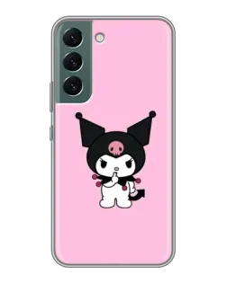 Чохол для Samsung Galaxy S22 Plus з картинкою «Kuromi — рожева ніжність»