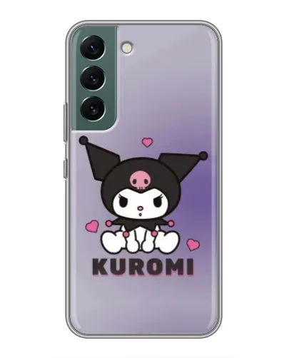 Чохол для Samsung Galaxy S22 Plus з картинкою «Kuromi — фіолетовий арт»