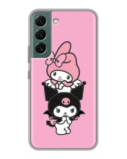 Чохол для Samsung Galaxy S22 Plus з картинкою «My Melody та Kuromi»