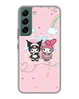 Чохол для Samsung Galaxy S22 Plus з картинкою «My Melody та Kuromi»