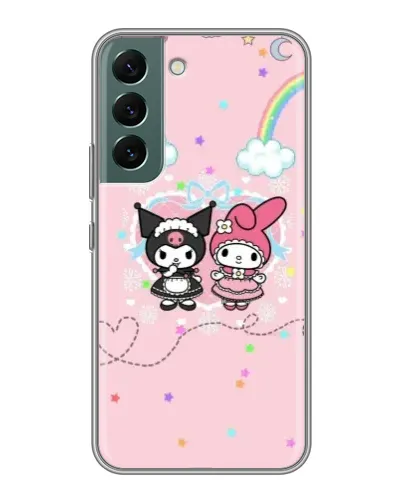 Чохол для Samsung Galaxy S22 Plus з картинкою «My Melody та Kuromi»
