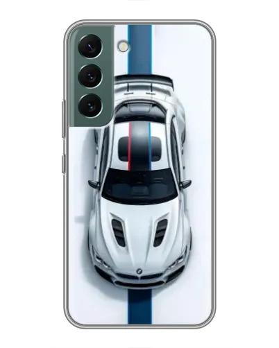 Чехол для Samsung Galaxy S22 Plus с картинкой «Вид сверху — BMW M» Чехол для Samsung Galaxy S22 Plus с картинкой «Вид сверху — BMW M»
