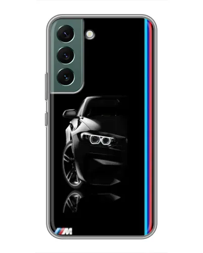 Чехол для Samsung Galaxy S22 Plus с картинкой «Силуэт BMW в темноте» Чехол для Samsung Galaxy S22 Plus с картинкой «Силуэт BMW в темноте»