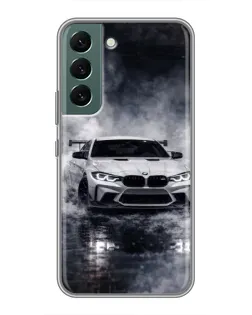 Чехол для Samsung Galaxy S22 Plus с картинкой «BMW сквозь туман»
