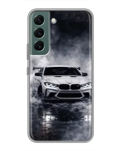 Чехол для Samsung Galaxy S22 Plus с картинкой «BMW сквозь туман» Чехол для Samsung Galaxy S22 Plus с картинкой «BMW сквозь туман»