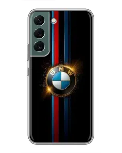 Чехол для Samsung Galaxy S22 Plus с картинкой «BMW M-Power неон»