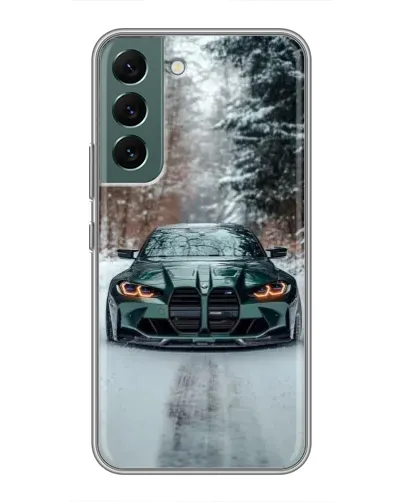 Чехол для Samsung Galaxy S22 Plus с картинкой «BMW в зимнем лесу» Чехол для Samsung Galaxy S22 Plus с картинкой «BMW в зимнем лесу»