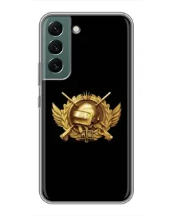 Чехол для Samsung Galaxy S22 Plus с картинкой «PUBG — оранжевый градиент»