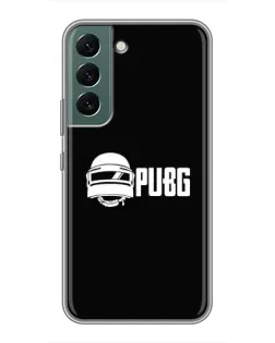 Чехол для Samsung Galaxy S22 Plus с картинкой «PUBG — классический лого»