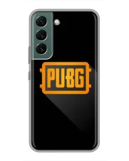 Чехол для Samsung Galaxy S22 Plus с картинкой «PUBG — рамка лого»