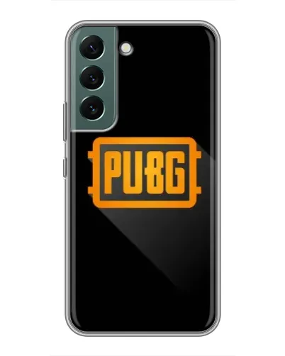 Чехол для Samsung Galaxy S22 Plus с картинкой «PUBG — рамка лого»