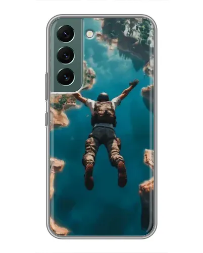 Чехол для Samsung Galaxy S22 Plus с картинкой «PUBG — свободное падение»