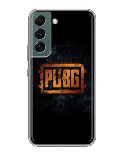 Чехол для Samsung Galaxy S22 Plus с картинкой «PUBG — золотой логотип»