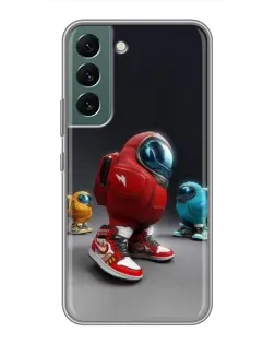 Чехол для Samsung Galaxy S22 Plus с картинкой «Among Us — 3D стиль»