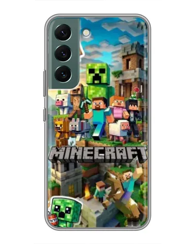 Чехол для Samsung Galaxy S22 Plus с картинкой «Замок Minecraft» Чехол для Samsung Galaxy S22 Plus с картинкой «Замок Minecraft»