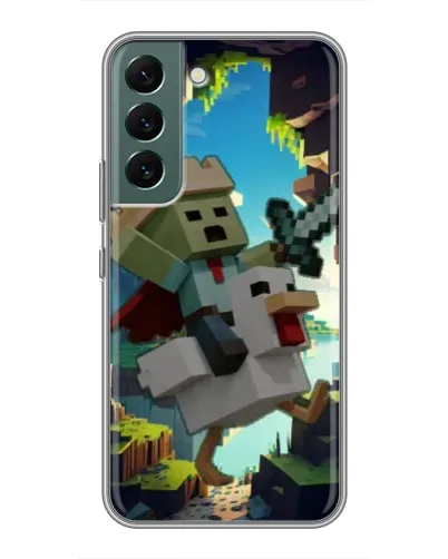 Чехол для Samsung Galaxy S22 Plus с картинкой «Стив и гусь» Чехол для Samsung Galaxy S22 Plus с картинкой «Стив и гусь»