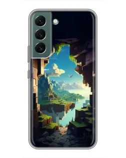 Чехол для Samsung Galaxy S22 Plus с картинкой «Вид из пещеры»