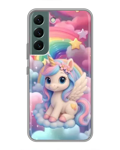 Чехол для Samsung Galaxy S22 Plus с картинкой «Маленький единорог»