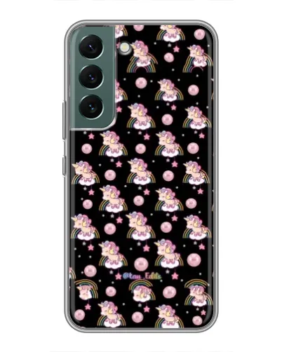 Чехол для Samsung Galaxy S22 Plus с картинкой «Magic Unicorn паттерн»