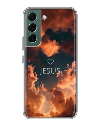 Чехол для Samsung Galaxy S22 Plus с картинкой «Сияние Имени Jesus»