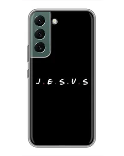 Чехол для Samsung Galaxy S22 Plus с картинкой «Точки веры J.E.S.U.S.»