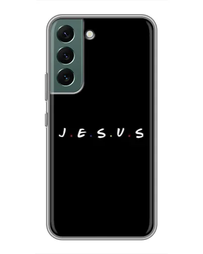 Чехол для Samsung Galaxy S22 Plus с картинкой «Точки веры J.E.S.U.S.»