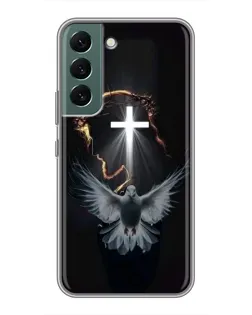 Чехол для Samsung Galaxy S22 Plus с картинкой «Голубь и Свет»