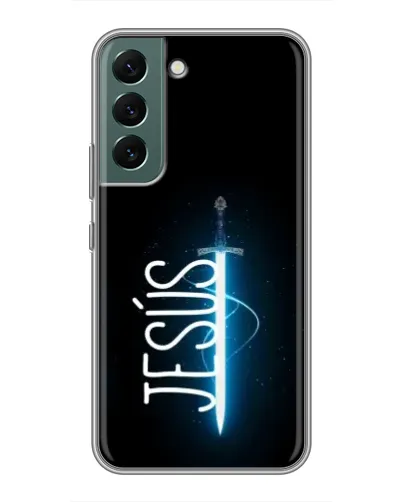 Чехол для Samsung Galaxy S22 Plus с картинкой «Меч Духа Jesus»