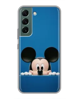 Чохол для Samsung Galaxy S22 Plus з картинкою «Міккі виглядає»