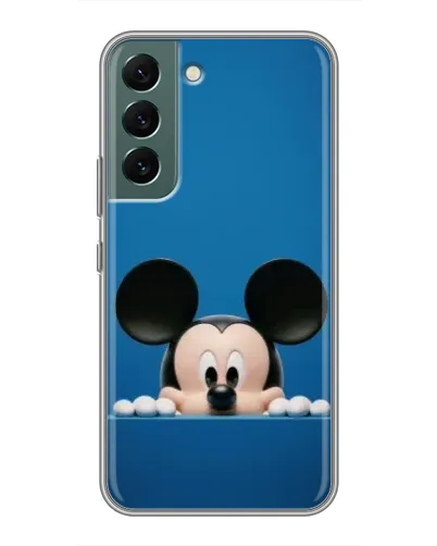 Чехол для Samsung Galaxy S22 Plus с картинкой «Микки выглядывает» Чехол для Samsung Galaxy S22 Plus с картинкой «Микки выглядывает»