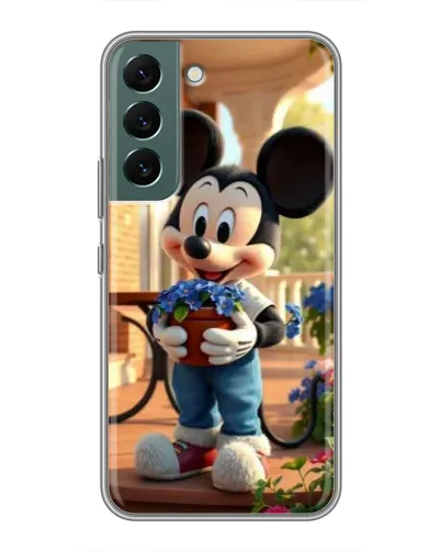 Чехол для Samsung Galaxy S22 Plus с картинкой «Микки садовод» Чехол для Samsung Galaxy S22 Plus с картинкой «Микки садовод»