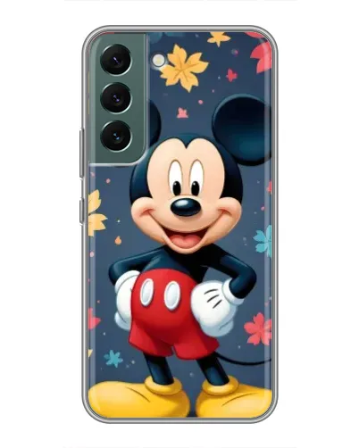 Чехол для Samsung Galaxy S22 Plus с картинкой «Осенний Mickey Mouse» Чехол для Samsung Galaxy S22 Plus с картинкой «Осенний Mickey Mouse»