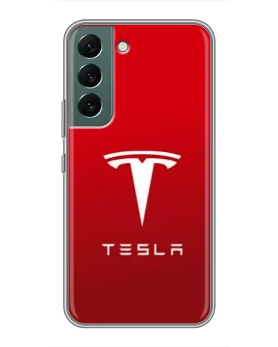 Чехол для Samsung Galaxy S22 Plus с картинкой «Tesla Red Classic»