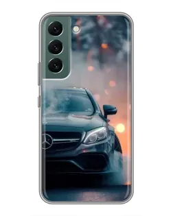 Чохол для Samsung Galaxy S22 Plus з картинкою «Mercedes — нічне місто» Чохол для Samsung Galaxy S22 Plus з картинкою «Mercedes — нічне місто»
